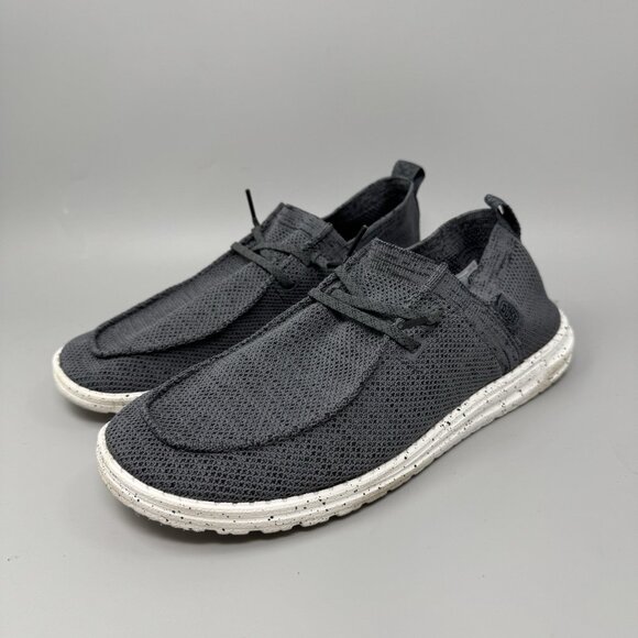 Hey Dude Mens Wally Halo Gray Casual Shoes Size 10 Slip On main image 5